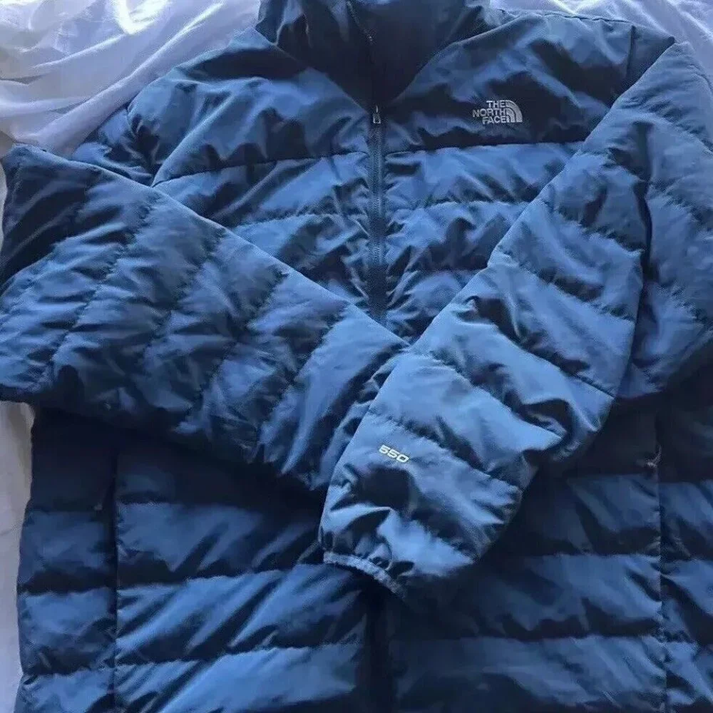The North Face 550 Men’s Sz XL Bellevue Stretch Down Blue Puffer Jacket - CXN9